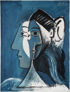 Pablo Picasso, Tête de femme, 1963. Oil on canvas, 28 ¾ × 21 ⅝ inches (73 × 55 cm) © 2019 Estate of Pablo Picasso/Artists Rights Society (ARS), New York
