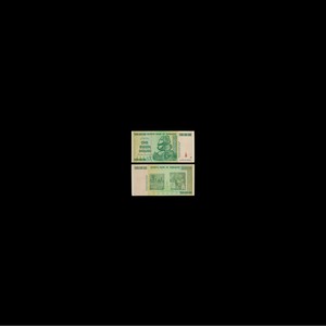 Taryn Simon, Black Square XXI. The billion dollar bill was printed during Zimbabwe’s political and economic crisis at the turn of the century, a period in which the value of the Zimbabwean dollar (ZWR) plummeted, leading to hyperinflation. The ZWR banknote was redenominated three times between 2006 and 2009. The largest note printed by the Reserve Bank of Zimbabwe, the ZWR 100 trillion, dropped from an initial value of approximately 30 American dollars to a low value of approximately 35 American cents. In 2009, Zimbabwe abandoned the ZWR for a combination of domestic bond notes and multiple foreign currencies. Ten years later, Zimbabwe attempted to stabilize a newly created domestic currency by banning the use of foreign currencies altogether. In the face of political unrest and economic anxiety, many Zimbabweans have elected to hide their money or send it out of the country. As a result, Zimbabwe is quickly going cashless as it moves towards a full-scale digital economy., 2018, from the series Black Square, 2006–. Archival inkjet print, framed: 31 ¾ × 31 ¾ inches (80.6 × 80.6 cm), edition of 5 + 2 AP © Taryn Simon