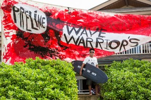 Herbie, Wave Warriors, North Shore, Hawaii, 2015. Photo: Tom Servais, courtesy Fletcher Family Archive