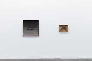 Installation view. Artwork, left to right: © Ed Ruscha, Thomas Cole. Photo: Lucy Dawkins