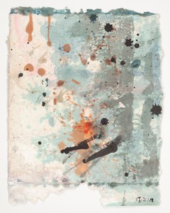 Brice Marden, EM Blotter 2, 2012. Kremer inks and graphite on handmade paper, 10 × 7 ⅞ inches (25.4 × 20 cm) © 2020 Brice Marden/Artists Rights Society (ARS), New York