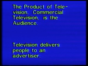 Richard Serra, Television Delivers People, 1973 (still). Video, color, sound, 6 min. 21 sec., Circulating Film and Video Library, Museum of Modern Art, New York © 2020 Richard Serra/Artists Rights Society (ARS), New York