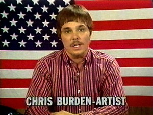 Chris Burden, The TV Commercials 1973–1977, 1973–77/2000 (still). Video, color, sound, 3 min. 46 sec. Edited by Peter Kirby, Media Art Services © 2020 Chris Burden/Licensed by the Chris Burden Estate and Artists Rights Society (ARS), New York. Courtesy Electronic Arts Intermix (EAI), New York