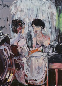 Cecily Brown, Untitled (Vanity), 2005. Oil on linen, 77 × 55 inches (195.6 × 139.7 cm) © Cecily Brown. Photo: Thomas Lannes