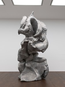 Urs Fischer, Zizi, 2006–08. Cast aluminum and steel, 161 ⅜ × 90 ½ × 89 inches (410 × 230 × 226 cm), edition of 2 + 1 AP © Urs Fischer