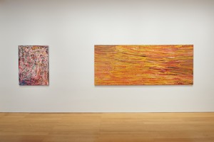 Installation view. Artwork © Emily Kame Kngwarreye/Copyright Agency. Licensed by Artists Rights Society (ARS), New York, 2020