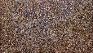Emily Kame Kngwarreye, Anooralya–My Story, 1991. Synthetic polymer on linen, 47 ⅞ × 83 ⅞ inches (121.5 × 213 cm) © Emily Kame Kngwarreye/Copyright Agency. Licensed by Artists Rights Society (ARS), New York, 2020
