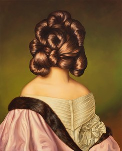 Ewa Juszkiewicz, Untitled (after Joseph Karl Stieler), 2020. Oil on canvas, 31 ½ × 25 ⅝ inches (80 × 65 cm) © Ewa Juszkiewicz