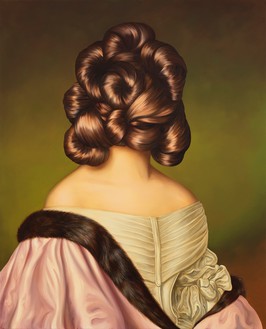 Ewa Juszkiewicz, Untitled (after Joseph Karl Stieler), 2020 Oil on canvas, 31 ½ × 25 ⅝ inches (80 × 65 cm)© Ewa Juszkiewicz