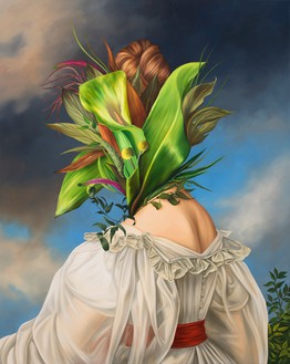 Ewa Juszkiewicz, Untitled (after Joseph Karl Stieler), 2020 Oil on canvas, 39 ⅜ × 31 ½ inches (100 × 80 cm)© Ewa Juszkiewicz