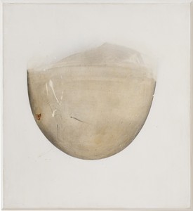 Jay DeFeo, Trap, 1972. Acrylic, graphite, and moth on Masonite, 25 × 22 ¾ inches (63.5 × 57.8 cm) © 2020 The Jay DeFeo Foundation/Artists Rights Society (ARS), New York. Photo: Robert Divers Herrick