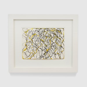 Brice Marden, Butterfly Wings, 2005. Ink on paper, 11 × 15 inches (27.9 × 38.1 cm) ©️ 2020 Brice Marden/Artists Rights Society, New York