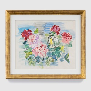 Raoul Dufy, Bed of Roses, 1932. Watercolor on paper, 20 × 23 ¾ inches (50.8 × 60.3 cm) © 2020 Artists Rights Society (ARS), New York/ADAGP, Paris