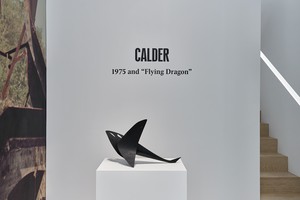 Installation view with Alexander Calder, Flying Dragon (maquette) (c. 1974). Artwork © 2021 Calder Foundation, New York/Artists Rights Society (ARS), New York. Photo: Thomas Lannes