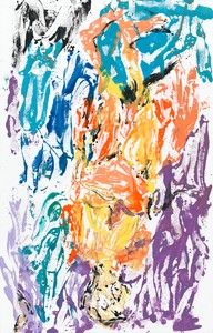 Georg Baselitz, Non lesso, ma duro, 2020. Oil on canvas, 118 ⅛ × 75 ⅝ inches (300 × 192 cm) © Georg Baselitz 2020