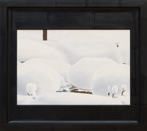 Neil Jenney, North America Depicted, 2009–10. Oil on wood, in painted wood artist’s frame, 41 × 46 × 3 ½ inches (104.1 × 116.8 × 8.9 cm) © Neil Jenney
