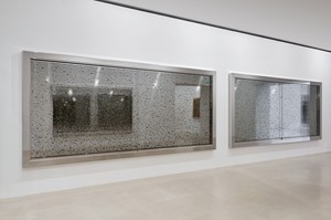 Installation view with Damien Hirst, When They Were Up They Were Up, When They Were Down They Were Down (2007). Artwork © Damien Hirst and Science Ltd. All rights reserved, DACS 2021. Photo: Thomas Lannes