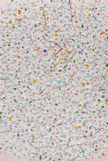 Damien Hirst, Gnostic, 2020 Oil and gold leaf on canvas, 72 × 48 inches (182.9 × 121.9 cm)© Damien Hirst and Science Ltd. All rights reserved, DACS 2021. Photo: Prudence Cuming Associates