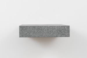Donald Judd, untitled, 1965. Galvanized iron, 6 × 27 × 24 inches (15.2 × 68.6 × 61 cm) © 2021 Judd Foundation/Artists Rights Society (ARS), New York. Photo: Rob McKeever