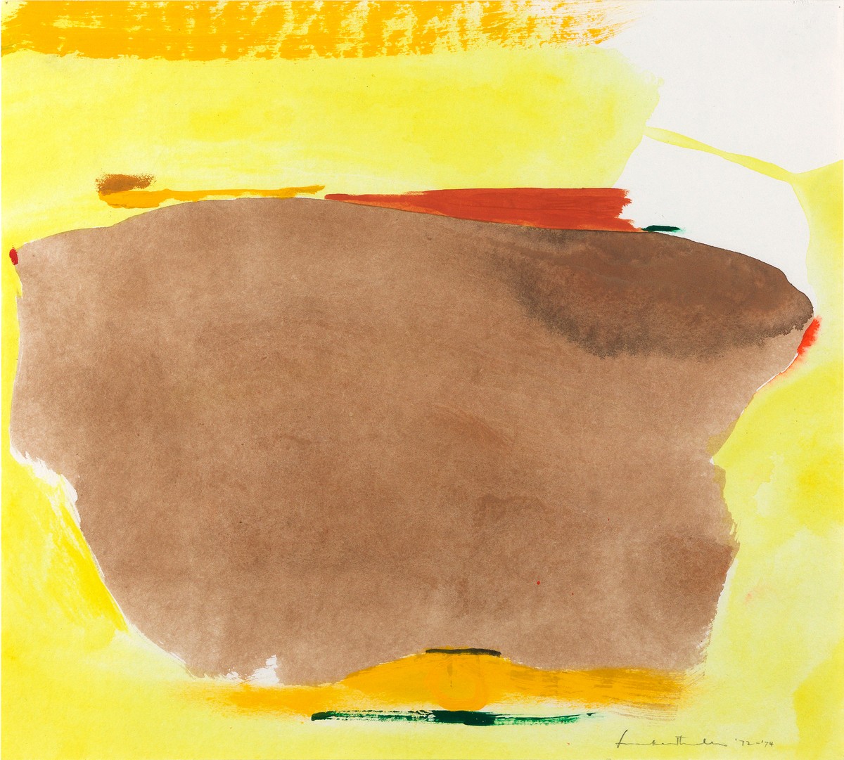 Helen Frankenthaler: A Sculpture and a Selection of Works on Paper ...