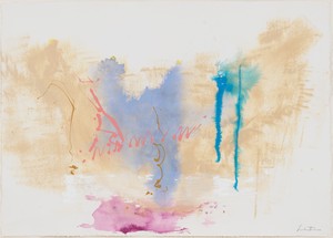 Helen Frankenthaler, Untitled, 1994. Acrylic on paper, 29 ½ × 41 ½ inches (74.9 × 105.4 cm) © 2021 Helen Frankenthaler Foundation, Inc./Artists Rights Society (ARS), New York