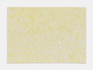 Rachel Whiteread, Yellow and Yellow (March–Sept), 2020. Ink on watercolor paper, 11 ¾ × 16 ⅝ inches (29.7 × 42 cm) © Rachel Whiteread. Photo: Prudence Cuming Associates