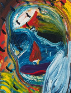Spencer Sweeney, Weeping Ghoul, 2021. Oil on linen, 40 × 30 ½ inches (101.6 × 77.5 cm) © Spencer Sweeney. Photo: Rob McKeever