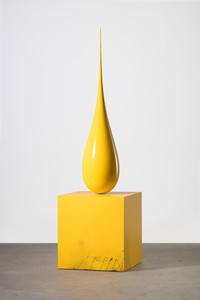 Sterling Ruby, DROP. PISSING., 2021. Fiberglass, wood, spray paint, and laminate, 120 × 34 × 34 inches (304.8 × 86.4 × 86.4 cm) © Sterling Ruby. Photo: Robert Wedemeyer