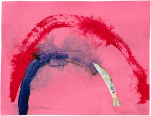 Sterling Ruby, DRFTRS (7774), 2021. Collage, paint, and glue on paper, 8 ½ × 11 inches (21.6 × 27.9 cm) © Sterling Ruby. Photo: Robert Wedemeyer