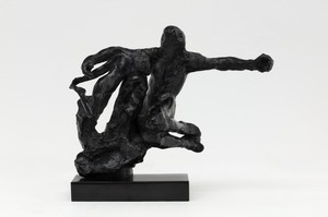 Auguste Rodin, La Création, c. 1890–1900. Bronze, 8 ½ × 10 ¼ × 4 ½ inches (21.5 × 26 × 11.5 cm), edition 5/8 + 4 AP, cast: E. Godard Fondr (2006) Photo: Lucy Dawkins
