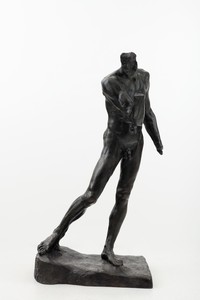 Auguste Rodin, Pierre de Wissant, nu monumental sans tête ni mains, 1886. Bronze, 74 ⅞ × 43 ¼ × 31 ⅛ inches (190 × 110 × 79 cm), edition 2/8 + 4 AP, cast: Fonte Susse (2015) Photo: Lucy Dawkins