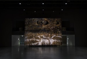 Installation view with Anselm Kiefer, Exodus (2012–21). Artwork © Anselm Kiefer. Photo: Jeff McLane