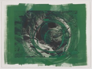 Cristina Iglesias, Hondalea Studies—Oak Green, 2021. Photoengraving and intaglio inks on paper, 22 ½ × 30 inches (57 x 76 cm) © Cristina Iglesias. Photo: Prudence Cuming Associates Ltd