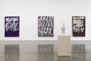 Installation view. Artwork © Cy Twombly Foundation. Photo: Jeff McLane