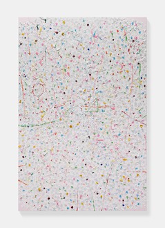 Damien Hirst, Prayer, 2020 Oil and gold leaf on canvas, 108 × 72 inches (274.3 × 182.9 cm)© Damien Hirst and Science Ltd. All rights reserved, DACS 2022. Photo: Prudence Cuming Associates Ltd