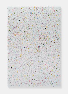 Damien Hirst, Light, 2020. Oil and gold leaf on canvas, 108 × 72 inches (274.3 × 182.9 cm) © Damien Hirst and Science Ltd. All rights reserved, DACS 2022. Photo: Prudence Cuming Associates Ltd