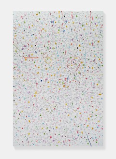 Damien Hirst, Light, 2020 Oil and gold leaf on canvas, 108 × 72 inches (274.3 × 182.9 cm)© Damien Hirst and Science Ltd. All rights reserved, DACS 2022. Photo: Prudence Cuming Associates Ltd