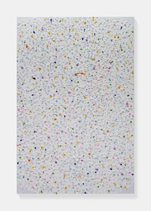 Damien Hirst, Haven, 2020. Oil and gold leaf on canvas, 108 × 72 inches (274.3 × 182.9 cm) © Damien Hirst and Science Ltd. All rights reserved, DACS 2022. Photo: Prudence Cuming Associates Ltd