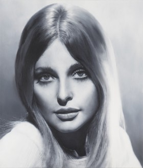 Damien Hirst, Sharon Tate, 2020 Oil on canvas, 24 × 20 ½ inches (61 × 52 cm)© Damien Hirst and Science Ltd. All rights reserved, DACS 2022. Photo: Prudence Cuming Associates Ltd