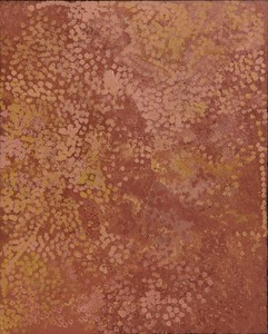 Emily Kame Kngwarreye, Untitled, 1992. Synthetic polymer paint on linen, 59 ⅞ × 47 ⅝ inches (152 × 121 cm) © ADAGP, Paris, 2022