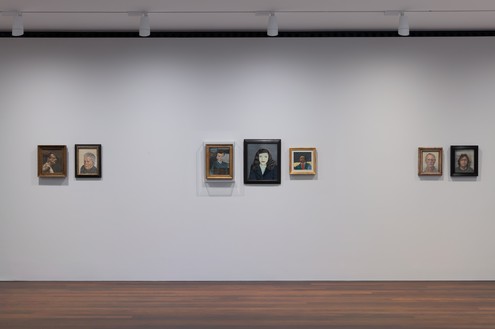 Installation view Artwork, left to right: © The Lucian Freud Archive/Bridgeman Images; © The Estate of Michael Andrews/Tate. Photo: Lucy Dawkins