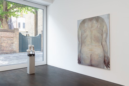 Installation view Artwork, left to right: © Tatiana Trouvé; © Jenny Saville. All rights reserved, DACS, 2022. Photo: Lucy Dawkins