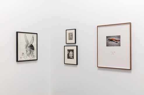 Installation view Artwork, left to right: © Mike Kelley Foundation for the Arts. All Rights Reserved/Licensed by VAGA, New York; © Man Ray Trust/Artists Rights Society (ARS), New York/ADAGP, Paris, 2022; © John Murphy. Photo: Lucy Dawkins