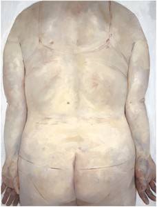 Jenny Saville, Trace, 1993. Oil on canvas, 84 × 72 inches (213.4 × 182.9 cm) © Jenny Saville