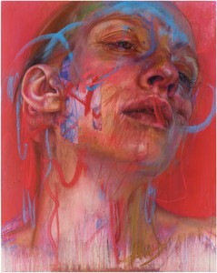 Jenny Saville, Latent, 2020–22. Acrylic and pastel on canvas, 59 ⅛ × 47 ¼ inches (150 × 120 cm) © Jenny Saville. Photo: Prudence Cuming Associates Ltd