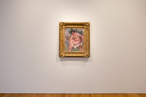 Installation view with Pierre-Auguste Renoir, Nu s’essuyant (1912). Photo: Martin Wong