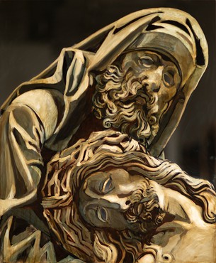 Rachel Feinstein, Nicodemus and Jesus Detail, 2021