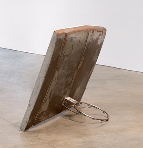 Richard Prince, Abstract Threat, 2008. Steel, Bondo, plywood, and basketball hoop, 52 × 68 ⅛ × 31 ½ inches (132.1 × 173 × 80 cm) © Richard Prince. Photo: Rob McKeever
