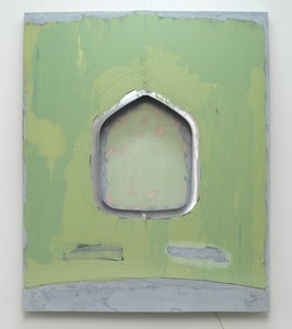 Richard Prince, Untitled, 2008. Fiberglass, Bondo, acrylic, and wood, 65 ⅜ × 54 × 5 ½ inches (166.1 × 137.2 × 14 cm) © Richard Prince. Photo: Rob McKeever