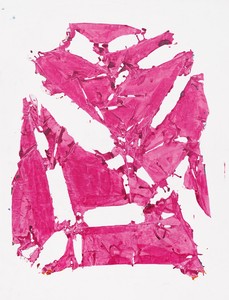 Simon Hantaï, Tabula, 1980. Acrylic on canvas, 51 ¾ × 39 ¼ inches (131.5 × 99.5 cm) © Archives Simon Hantaï/ADAGP, Paris. Photo: Robert Glowacki